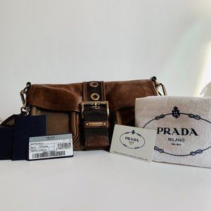 PRADA SHOULDER BAG WITH DUST BAG MADE IN ITALY